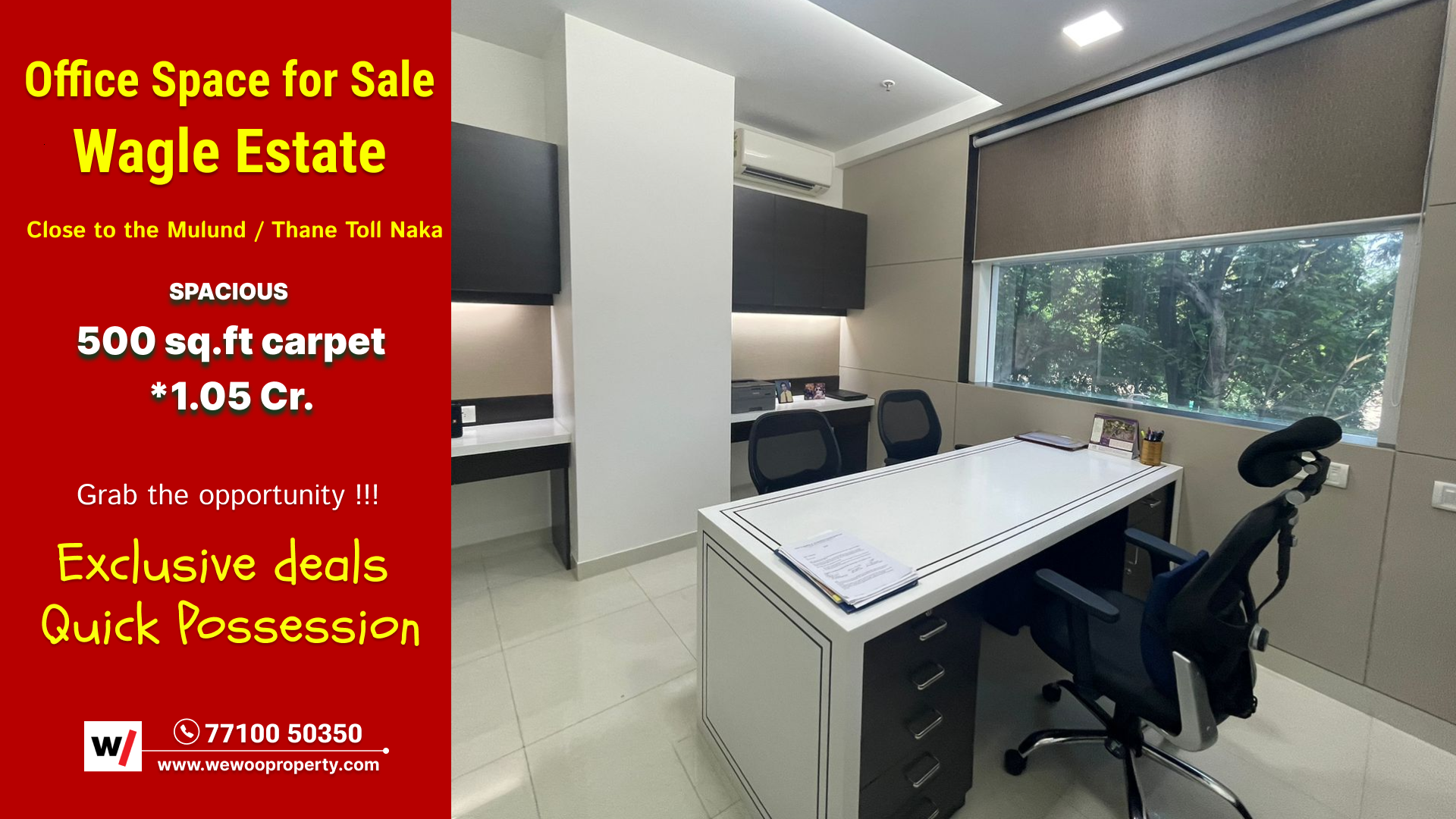 Office Spaces in Wagle Estate for Sale